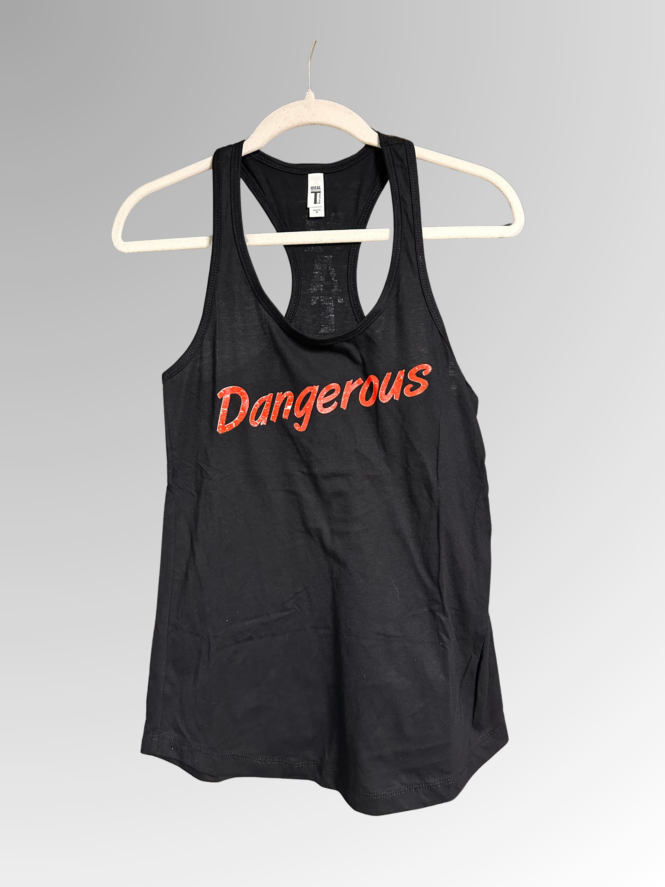 'Dangerous' Black Racerback Tank